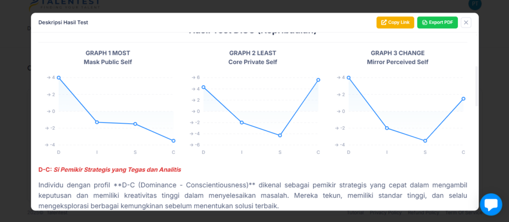 Hasil Test Talentest